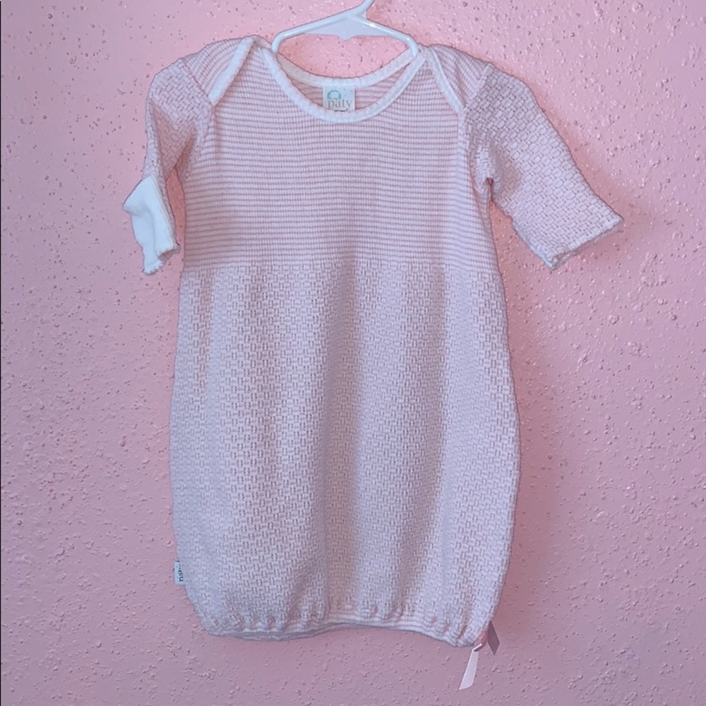 Paty boutique dress with fold over sleeves